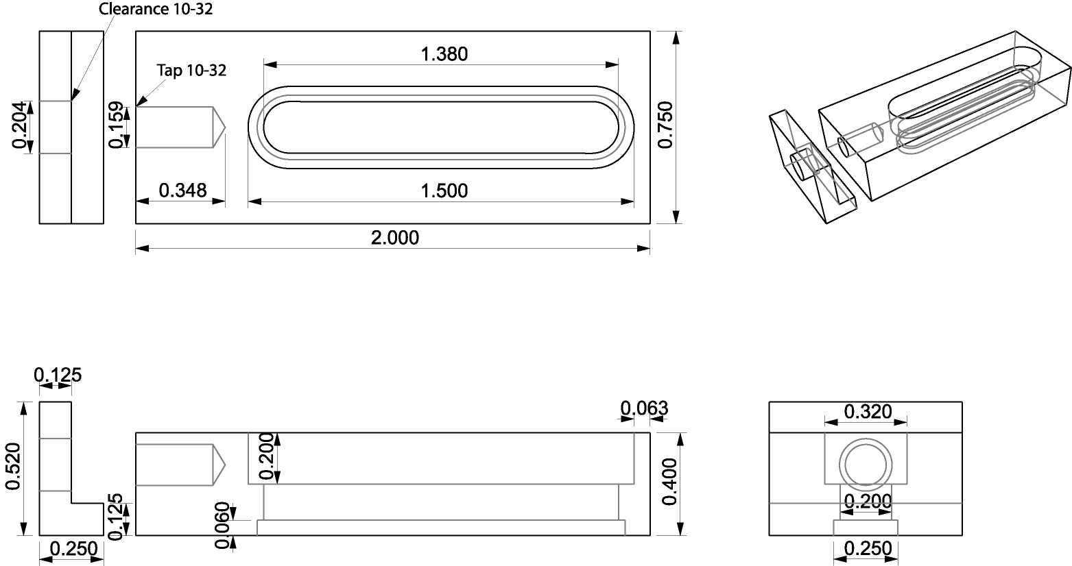 Movable Clamp Drawing